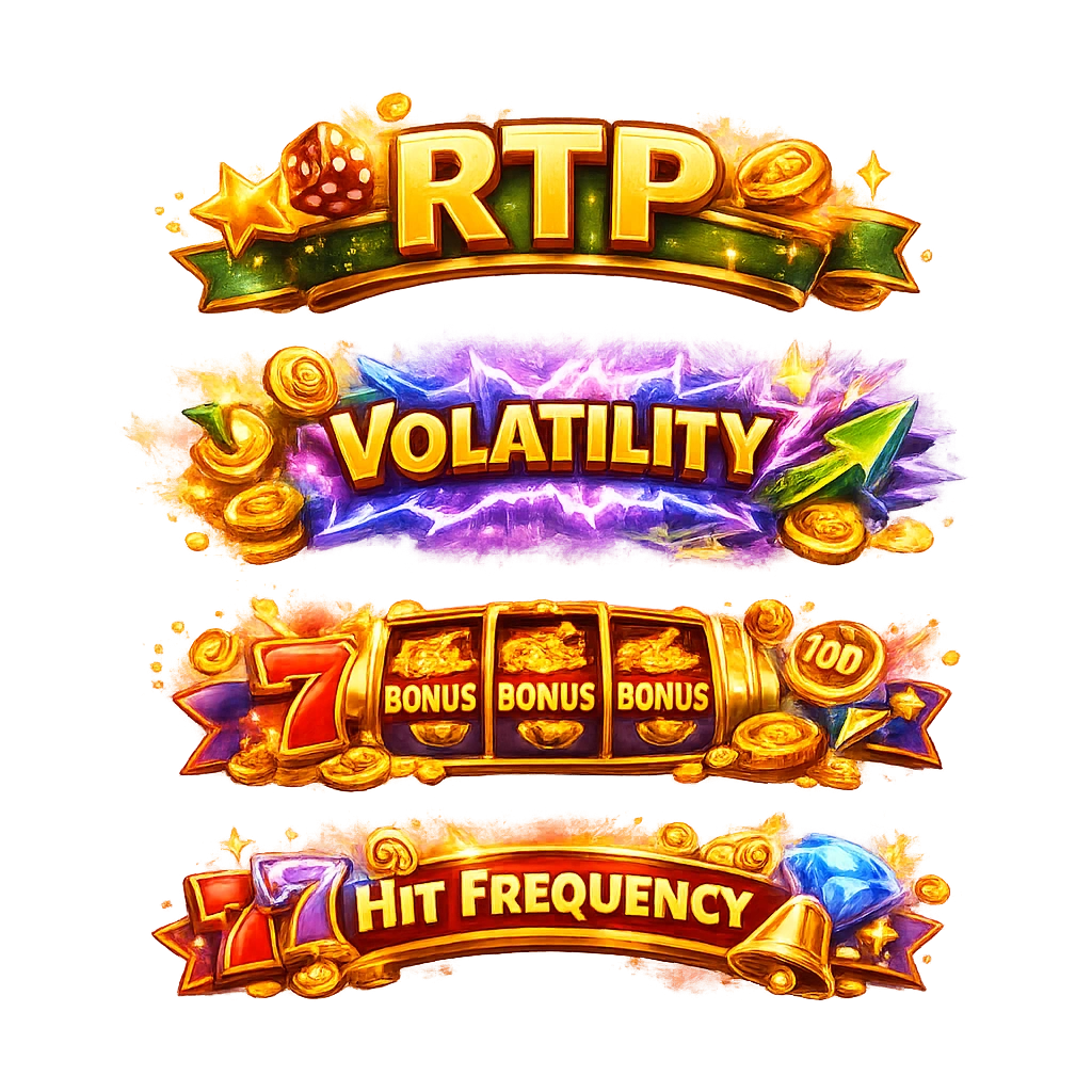 The three numbers that matter: RTP, volatility, hit frequency