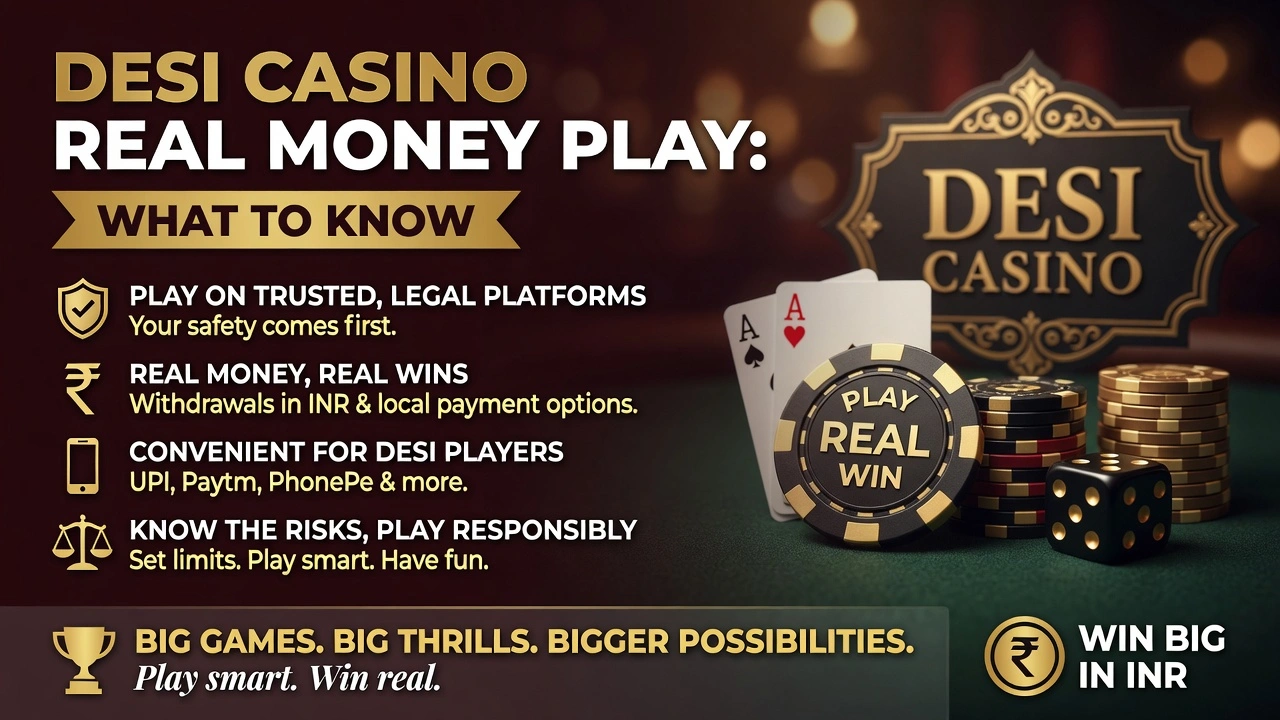 Desi Casino Real Money Play: What to Know